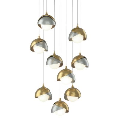 HBF2295954 Hubbardton Forge Brooklyn 9-Light Double Shade Rou sku HBF2295954