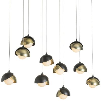 HBF2296066 Hubbardton Forge Brooklyn 10-Light Double Shade Re sku HBF2296066