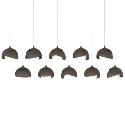 HBF2296084 Hubbardton Forge Brooklyn 10-Light Double Shade Re sku HBF2296084