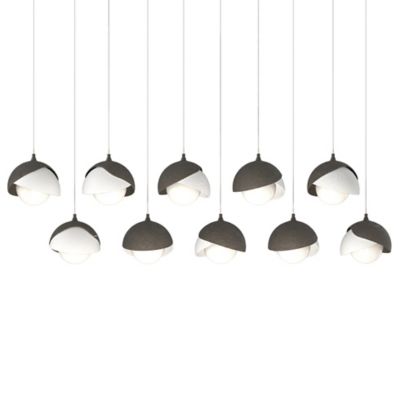 HBF2296118 Hubbardton Forge Brooklyn 10-Light Double Shade Re sku HBF2296118