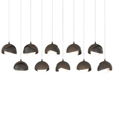 HBF2296090 Hubbardton Forge Brooklyn 10-Light Double Shade Re sku HBF2296090