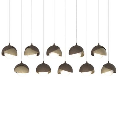 HBF2296092 Hubbardton Forge Brooklyn 10-Light Double Shade Re sku HBF2296092