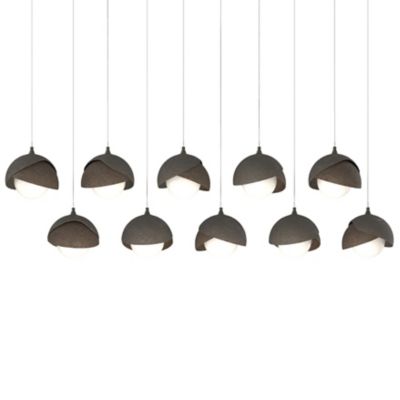 HBF2296102 Hubbardton Forge Brooklyn 10-Light Double Shade Re sku HBF2296102