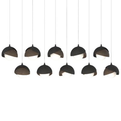 HBF2296062 Hubbardton Forge Brooklyn 10-Light Double Shade Re sku HBF2296062