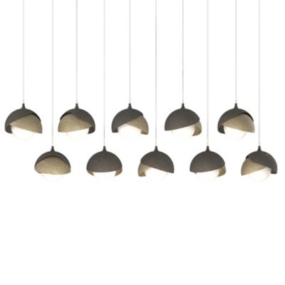 HBF2296111 Hubbardton Forge Brooklyn 10-Light Double Shade Re sku HBF2296111