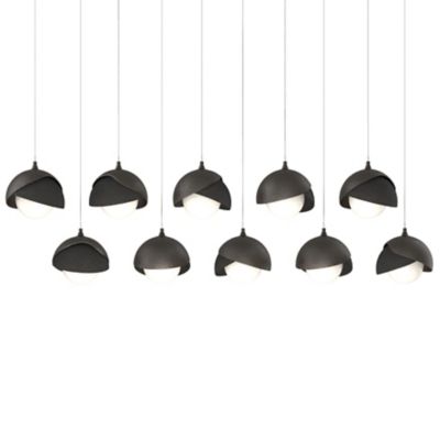 HBF2296160 Hubbardton Forge Brooklyn 10-Light Double Shade Re sku HBF2296160