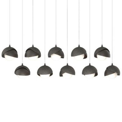 HBF2296150 Hubbardton Forge Brooklyn 10-Light Double Shade Re sku HBF2296150