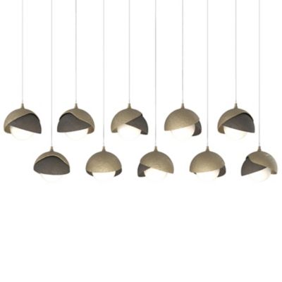 HBF2296184 Hubbardton Forge Brooklyn 10-Light Double Shade Re sku HBF2296184