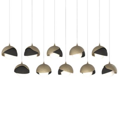 HBF2296180 Hubbardton Forge Brooklyn 10-Light Double Shade Re sku HBF2296180