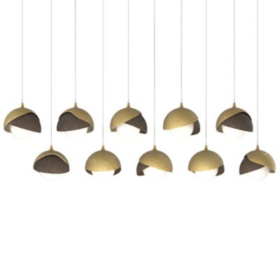 HBF2296122 Hubbardton Forge Brooklyn 10-Light Double Shade Re sku HBF2296122