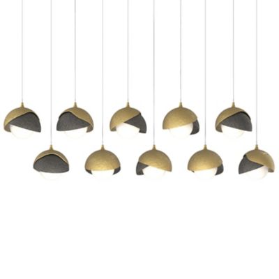 HBF2296128 Hubbardton Forge Brooklyn 10-Light Double Shade Re sku HBF2296128