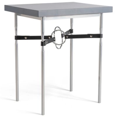 Hubbardton Forge Equus Wood Top Rectangular Side Table - Color: Beige - 750114-1330