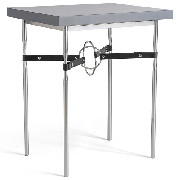 Equus Wood Top Rectangular Side Table - Color: Grey - Hubbardton Forge 750114-1694