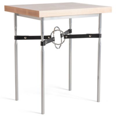 Hubbardton Forge Equus Wood Top Rectangular Side Table - Color: Brown - 750