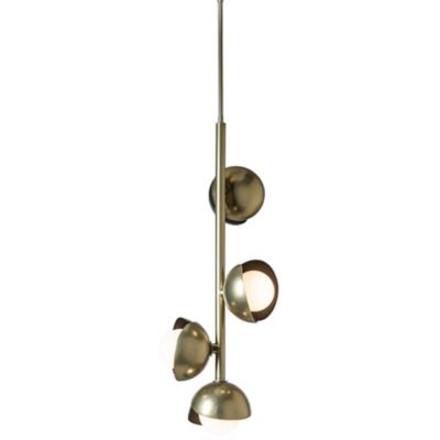 Hubbardton Forge Brooklyn Multi-Light Pendant Light - Color: Silver - Size: