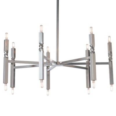 Hubbardton Forge Helix Pendant Light - Color: Silver - Size: 14 light - 137