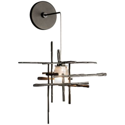 Hubbardton Forge Tura Wall Sconce - Color: Bronze - Size: 1 light - 201396-