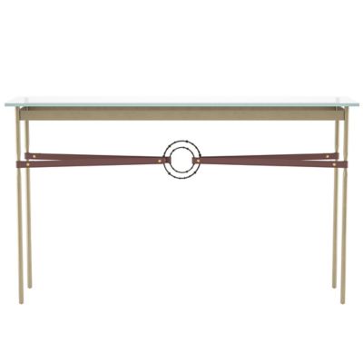 HBF2382573 Hubbardton Forge Equus Glass Top Console Table - C sku HBF2382573