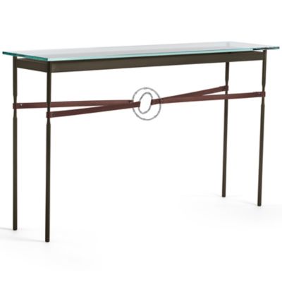 HBF2382555 Hubbardton Forge Equus Glass Top Console Table - C sku HBF2382555