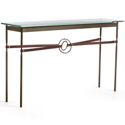 Hubbardton Forge Equus Glass Top Console Table - Color: Clear - 750118-1033