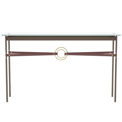 Hubbardton Forge Equus Glass Top Console Table - Color: Clear - 750118-1342