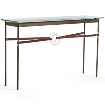 HBF2382441 Hubbardton Forge Equus Glass Top Console Table - C sku HBF2382441