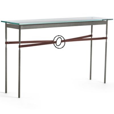 HBF2382504 Hubbardton Forge Equus Glass Top Console Table - C sku HBF2382504