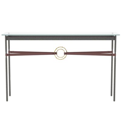 HBF2382513 Hubbardton Forge Equus Glass Top Console Table - C sku HBF2382513