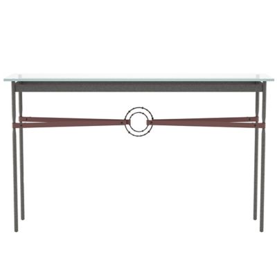 HBF2382519 Hubbardton Forge Equus Glass Top Console Table - C sku HBF2382519