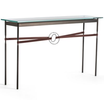 Hubbardton Forge Equus Glass Top Console Table - Color: Clear - 750118-1081