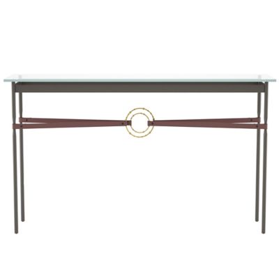 HBF2382459 Hubbardton Forge Equus Glass Top Console Table - C sku HBF2382459