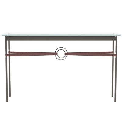 HBF2382465 Hubbardton Forge Equus Glass Top Console Table - C sku HBF2382465