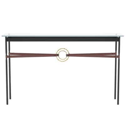 HBF2382405 Hubbardton Forge Equus Glass Top Console Table - C sku HBF2382405