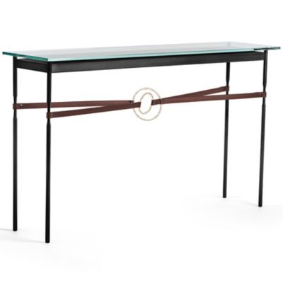 HBF2382414 Hubbardton Forge Equus Glass Top Console Table - C sku HBF2382414