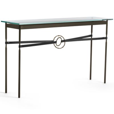 Hubbardton Forge Equus Glass Top Console Table - Color: Clear - 750118-1302