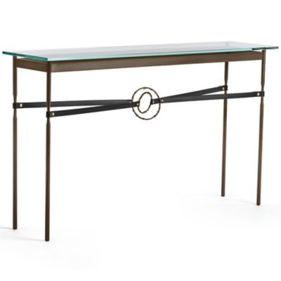 Hubbardton Forge Equus Glass Top Console Table - Color: Clear - 750118-1035