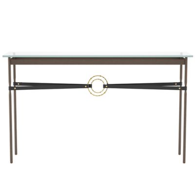 Hubbardton Forge Equus Glass Top Console Table - Color: Clear - 750118-1344