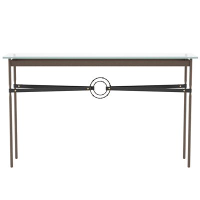 Hubbardton Forge Equus Glass Top Console Table - Color: Clear - 750118-1371