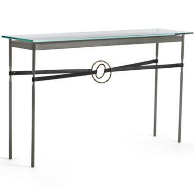 Hubbardton Forge Equus Glass Top Console Table - Color: Clear - 750118-1155