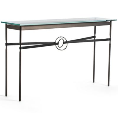 HBF2382455 Hubbardton Forge Equus Glass Top Console Table - C sku HBF2382455