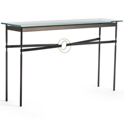 Hubbardton Forge Equus Glass Top Console Table - Color: Clear - 750118-1086