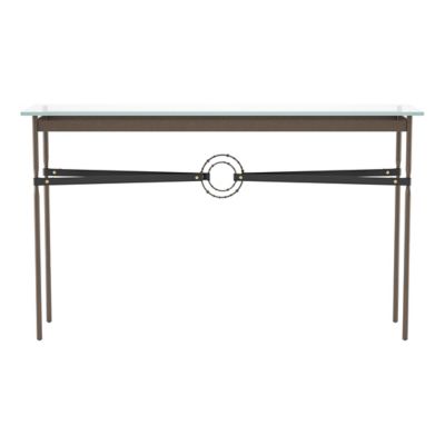 HBF2382428 Hubbardton Forge Equus Glass Top Console Table - C sku HBF2382428