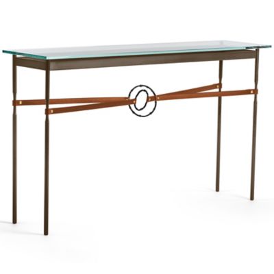 HBF2382424 Hubbardton Forge Equus Glass Top Console Table - C sku HBF2382424