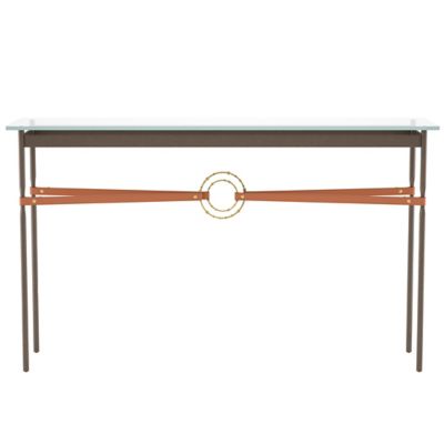 HBF2382433 Hubbardton Forge Equus Glass Top Console Table - C sku HBF2382433