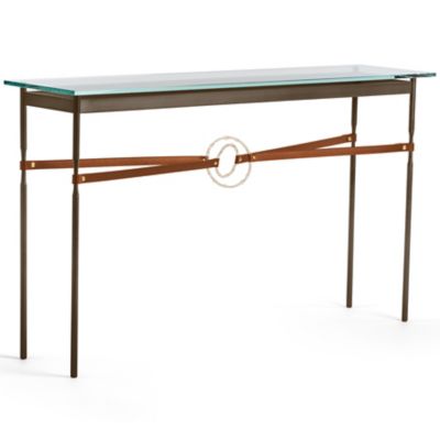 Hubbardton Forge Equus Glass Top Console Table - Color: Clear - 750118-1055