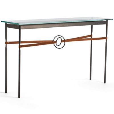 Hubbardton Forge Equus Glass Top Console Table - Color: Clear - 750118-1073