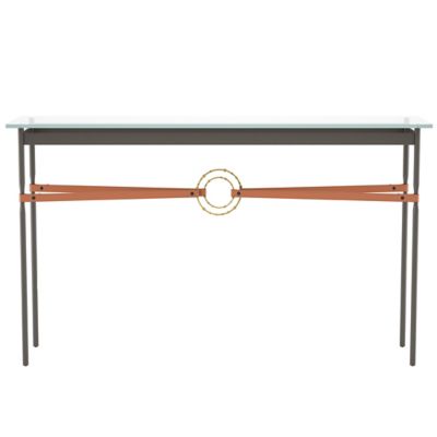 HBF2382460 Hubbardton Forge Equus Glass Top Console Table - C sku HBF2382460