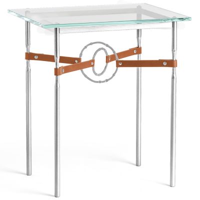 Hubbardton Forge Equus Glass Top Side Table - Color: Clear - 750116-1292