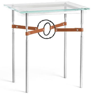 Hubbardton Forge Equus Glass Top Side Table - Color: Clear - 750116-1283