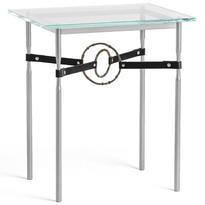 HBF2382767 Hubbardton Forge Equus Glass Top Side Table - Colo sku HBF2382767